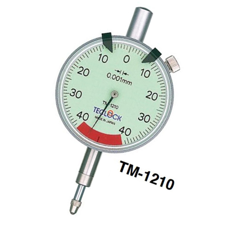 日本得樂(lè)TECLOCK千分表TM-1210寬刻度高精密