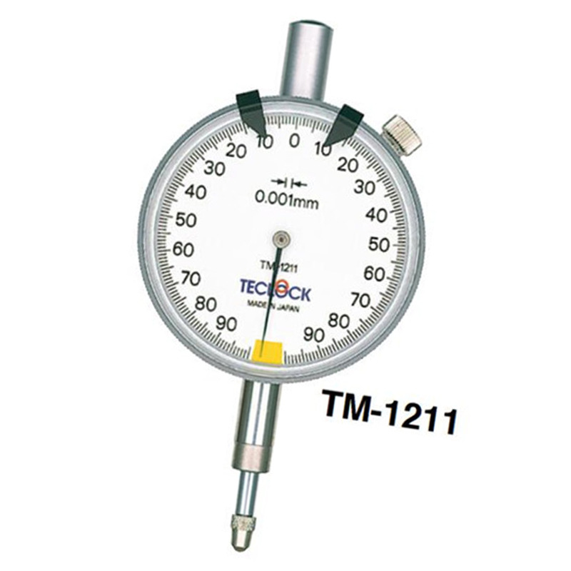 日本TECLOCK得樂(lè)千分表TM-1211全程型測(cè)量指針式千分表