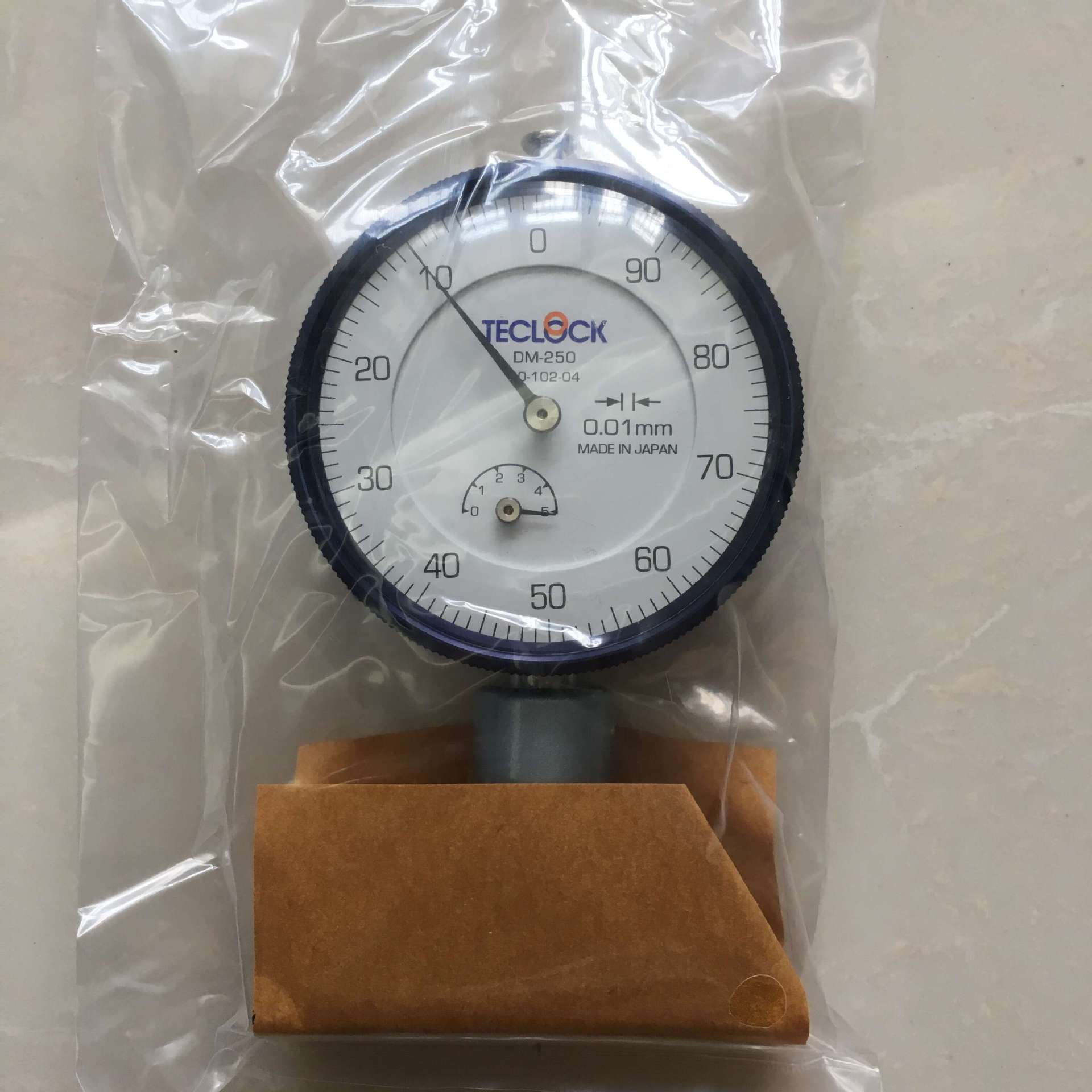 正品日本TECLOCK得樂(lè)深度計(jì)深度表DM-250