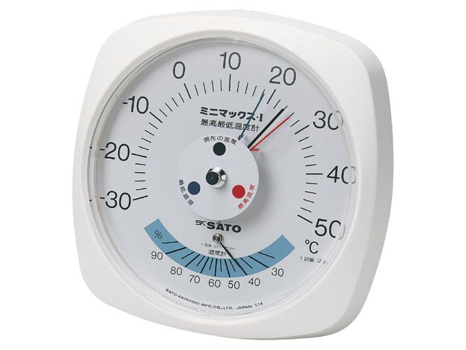 日本進(jìn)口SATO佐藤7308-00號  Minimax I型最高最低溫度計