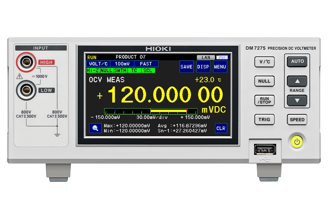 日本進(jìn)口日置電子測(cè)量?jī)x表 直流電壓計(jì) DM7275