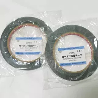 日本NEM日新導(dǎo)電膠帶 雙面碳導(dǎo)電膠帶 SEM掃描電鏡膠帶5mm8mm12mm